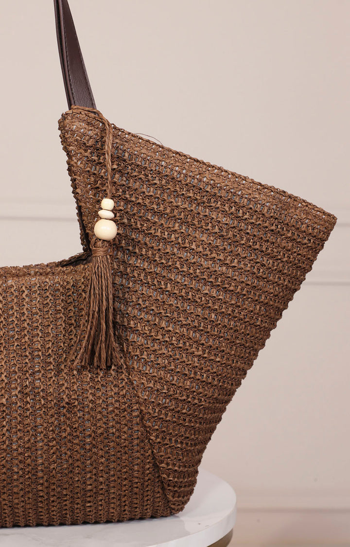 Bolsa shopper artesanal cacao - BLUSA Boutiquemirel 