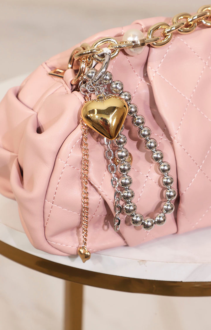 Charm "Corazón Metálico" 💛✨ - LLAVERO Boutiquemirel 