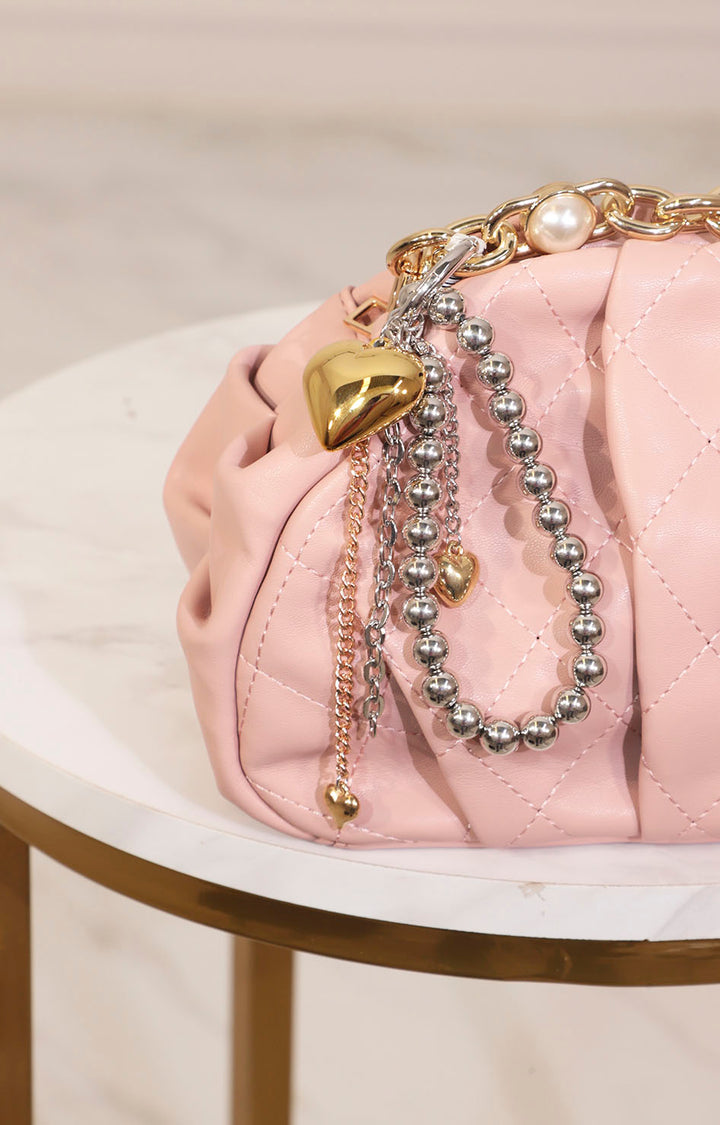 Charm "Corazón Metálico" 💛✨ - LLAVERO Boutiquemirel 