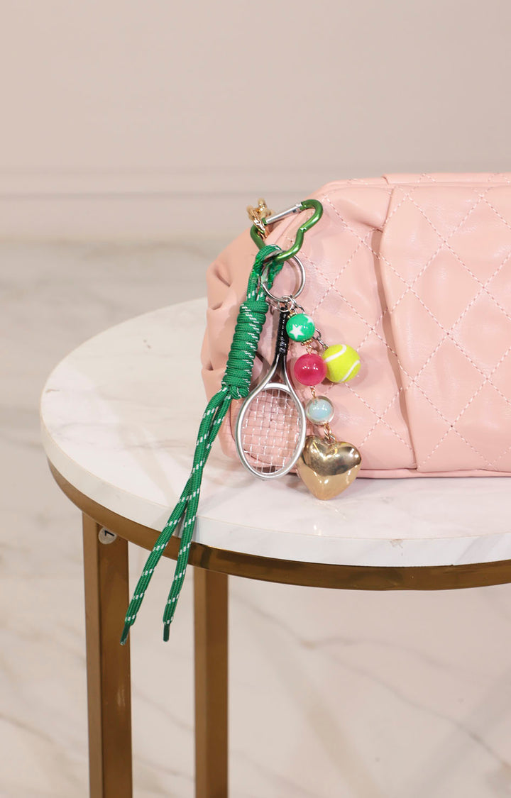 Llavero verde de raqueta y cuerda - LLAVERO Boutiquemirel 