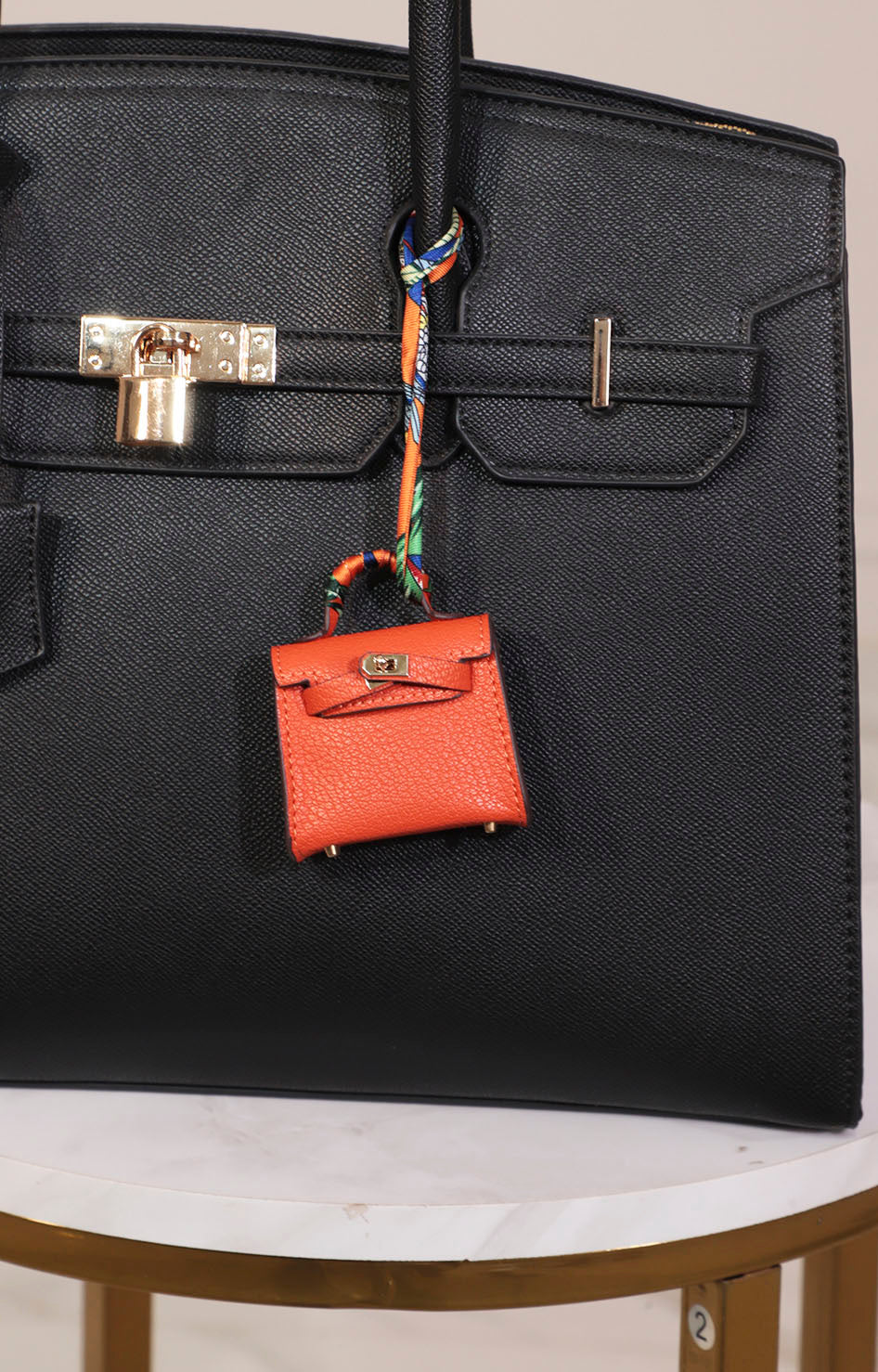 Charm "Mini Bag Naranja" 🧡👜 - LLAVERO Boutiquemirel 