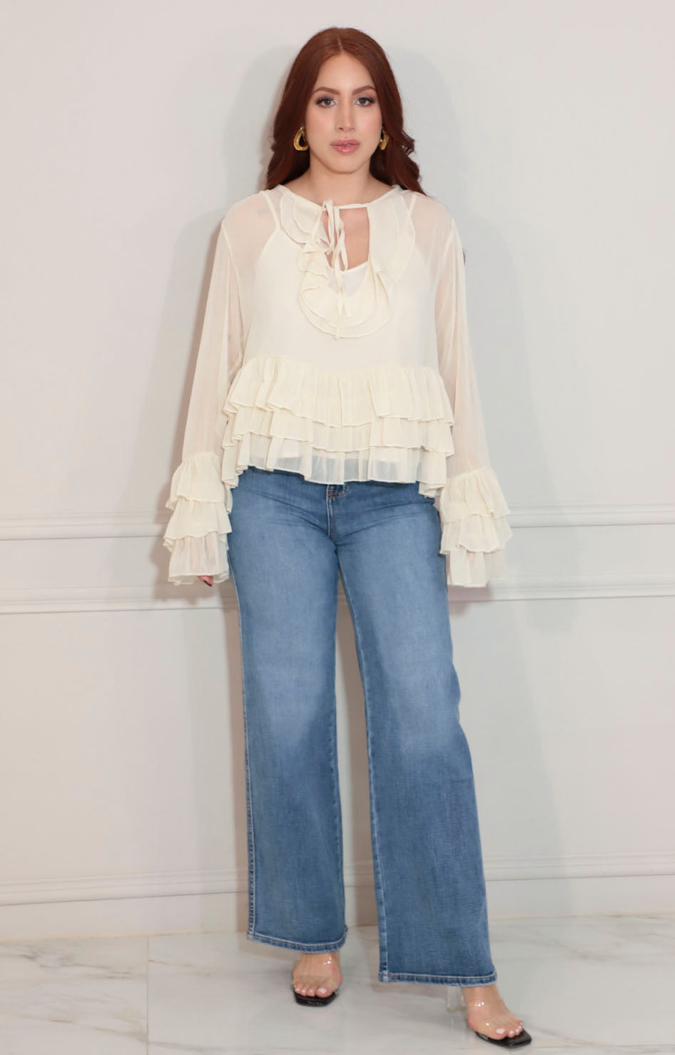 Blusa beige - BLUSA Boutiquemirel 