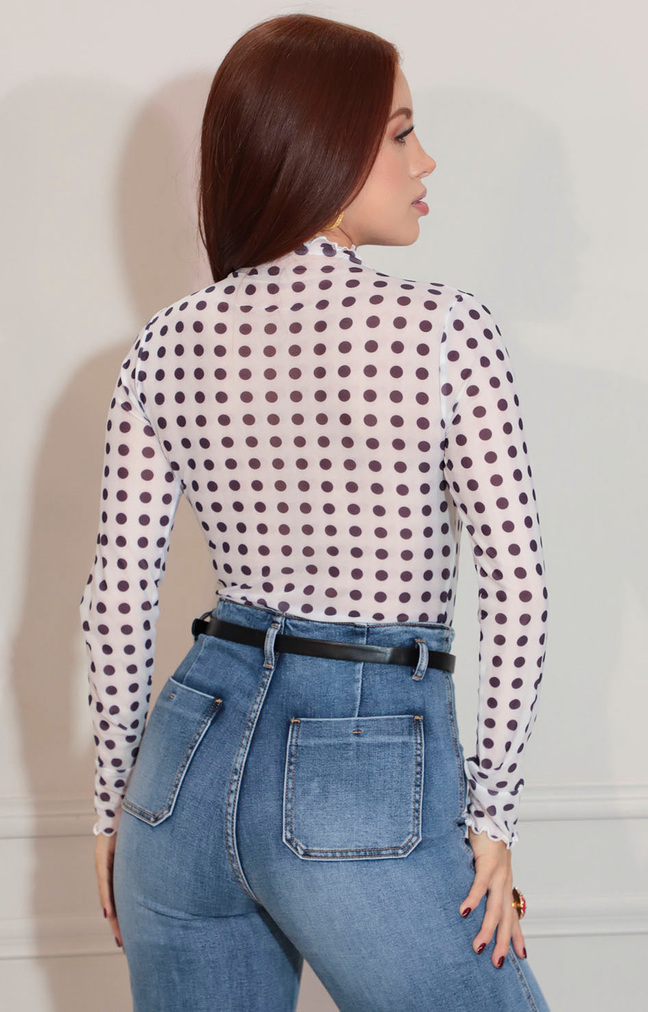 Blusa polkadot malla - BLUSA Boutiquemirel 