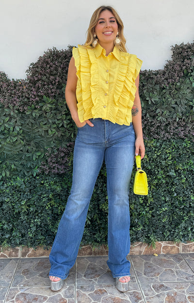 Blusa amarilla - Boutiquemirel
