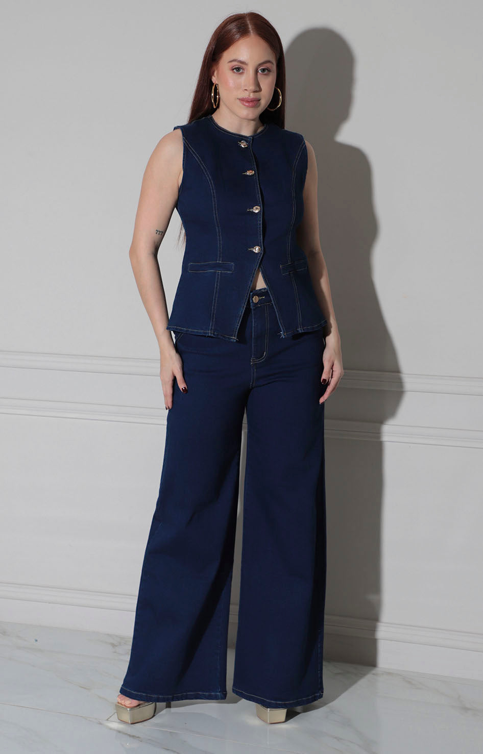 Conjunto azul de mezclilla - CONJUNTO Boutiquemirel 