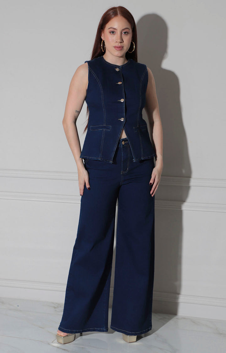 Conjunto azul de mezclilla - CONJUNTO Boutiquemirel 