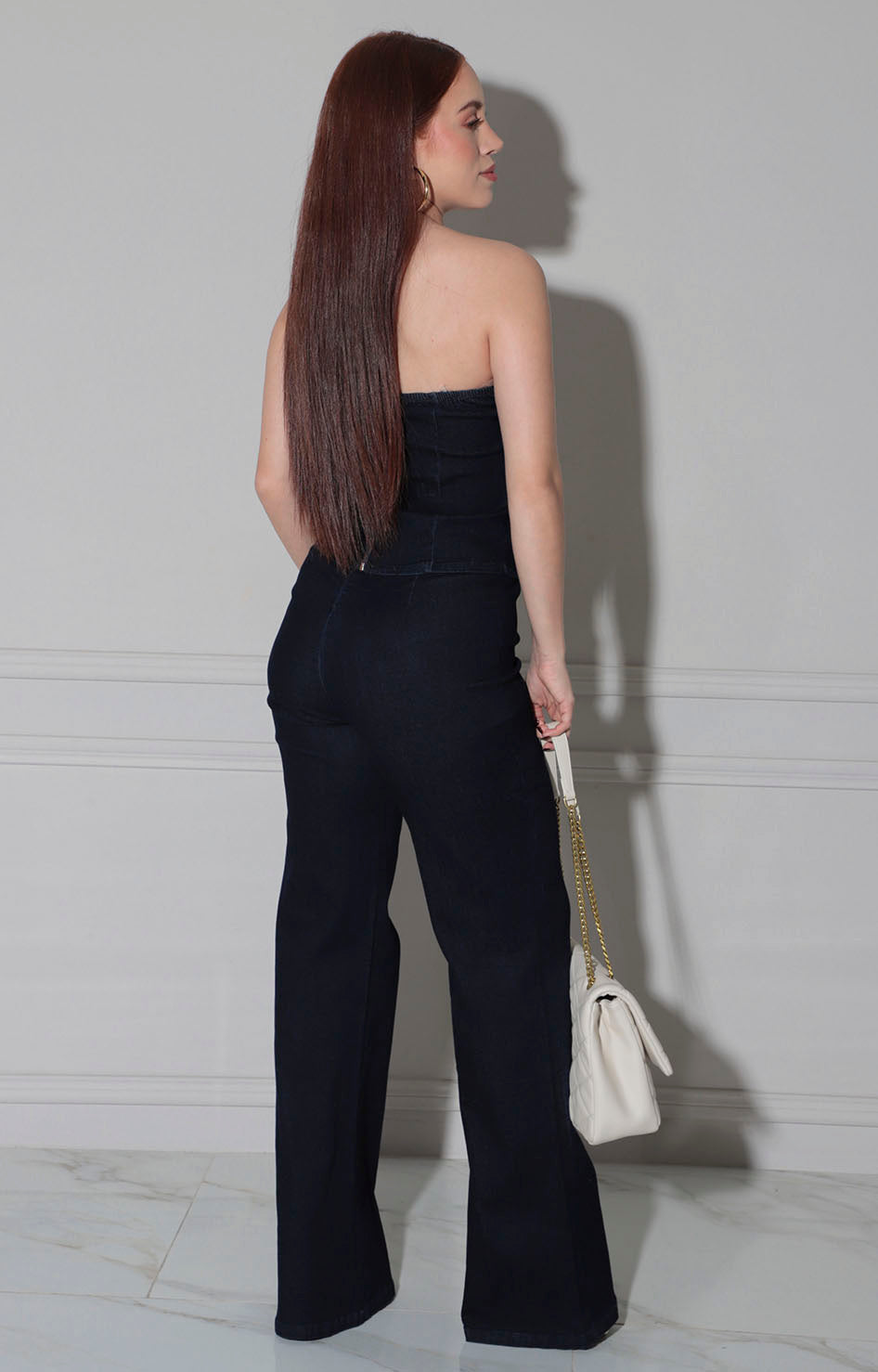 Conjunto de mezclilla straple - CONJUNTO Boutiquemirel 