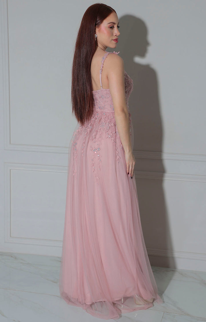 Vestido de gala rosa - VESTIDO Boutiquemirel 