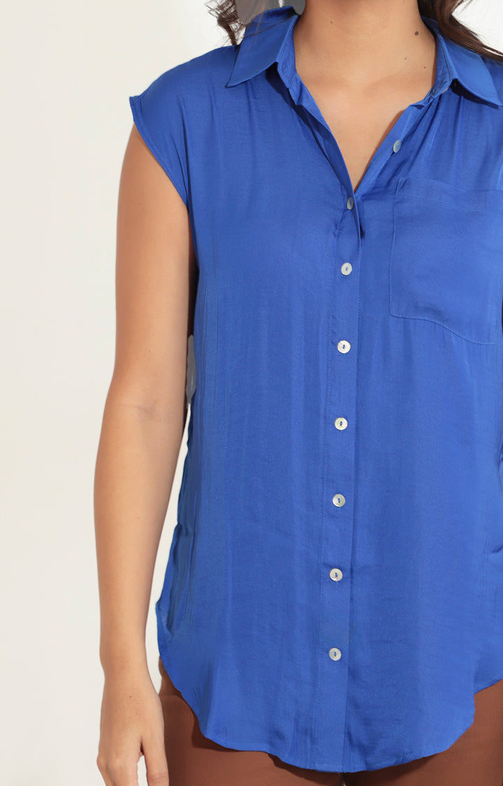 Blusa azul eléctrico - BLUSA Boutiquemirel 