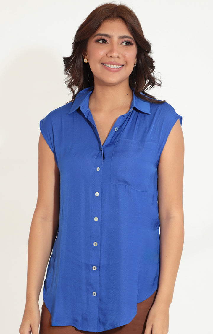 Blusa azul eléctrico - BLUSA Boutiquemirel 