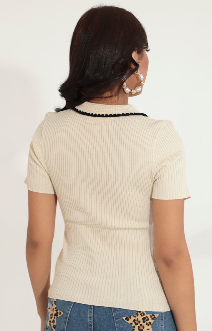 Blusa beige - BLUSA Boutiquemirel 