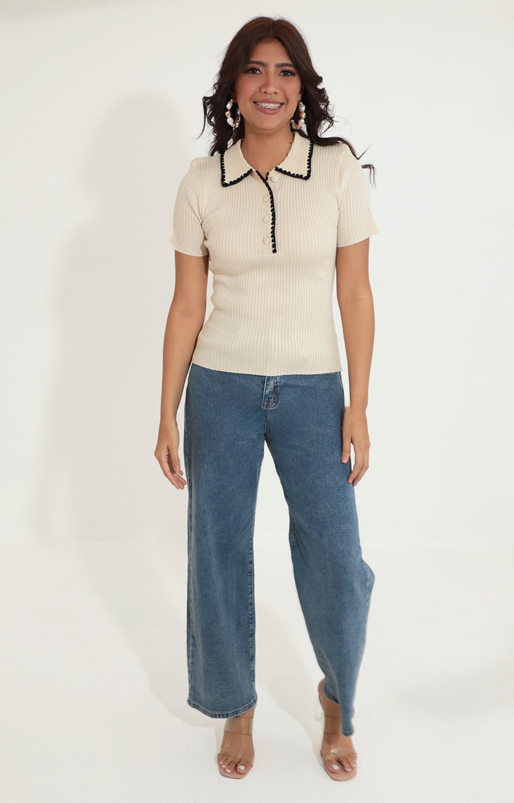 Blusa beige - BLUSA Boutiquemirel 