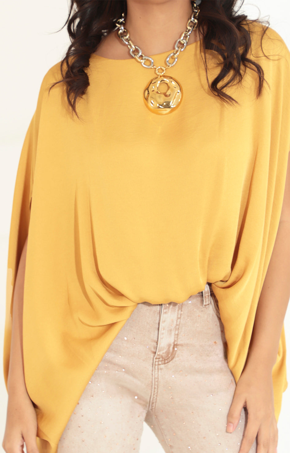 Blusa túnica mostaza - BLUSA Boutiquemirel 