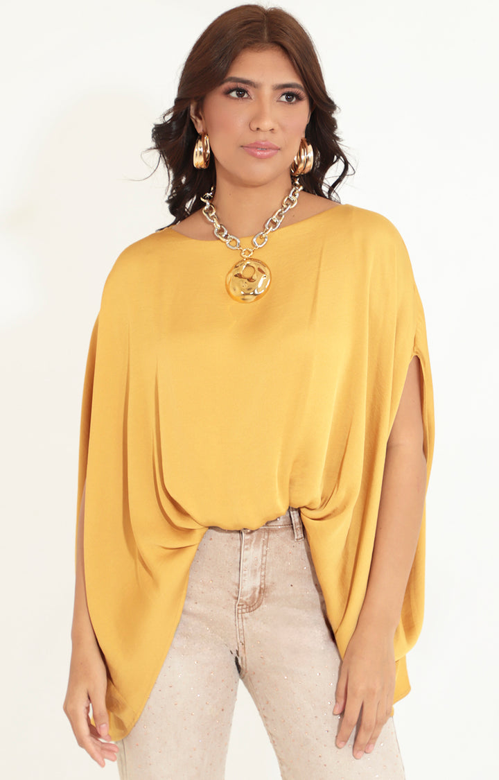 Blusa túnica mostaza - BLUSA Boutiquemirel 
