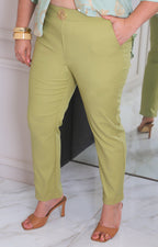 Pantalòn verde recto