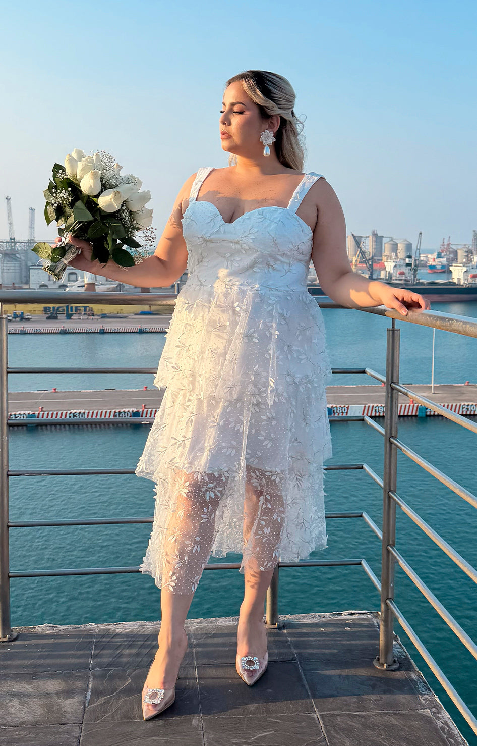 Vestido novia blanco corto - VESTIDO CORTO REGULAR Boutiquemirel 