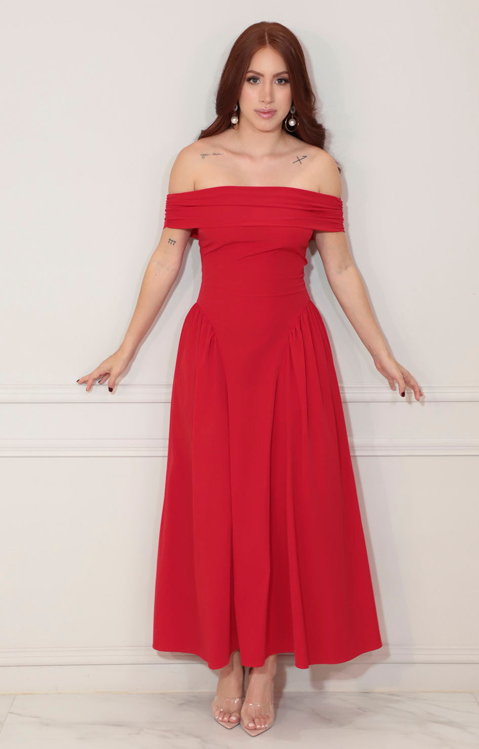 Vestido de gala rojo - VESTIDO Boutiquemirel 