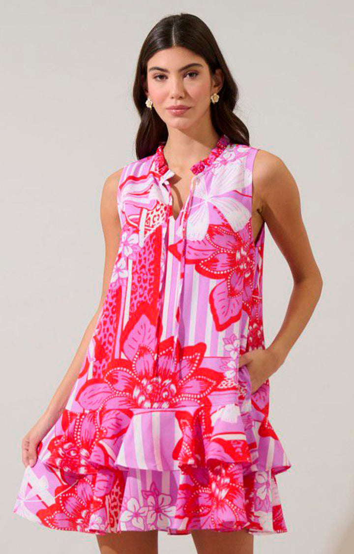 Vestido fucisa estampado - VESTIDO REGULAR Boutiquemirel 