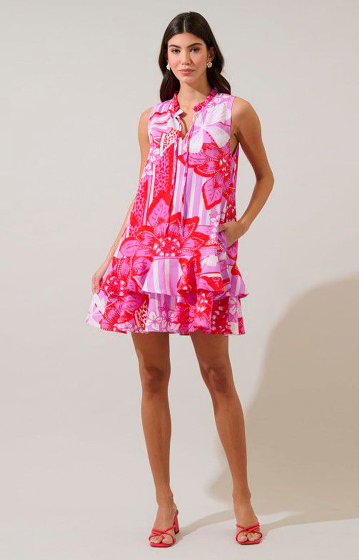 Vestido fucisa estampado - VESTIDO REGULAR Boutiquemirel 