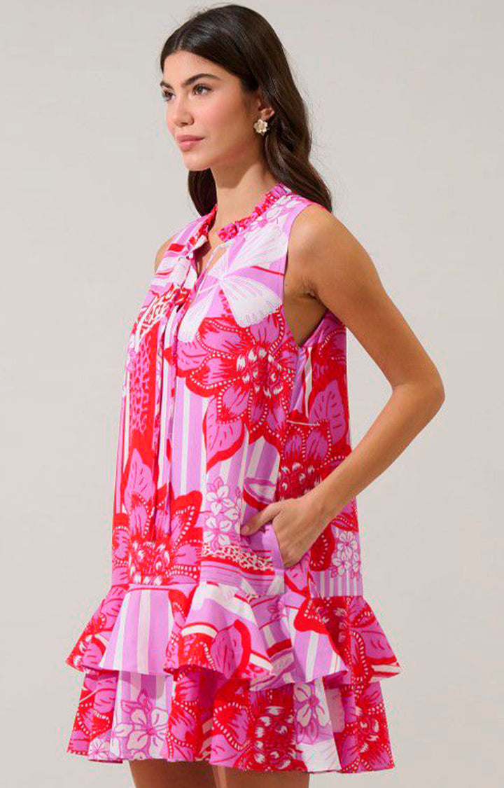 Vestido fucisa estampado - VESTIDO REGULAR Boutiquemirel 