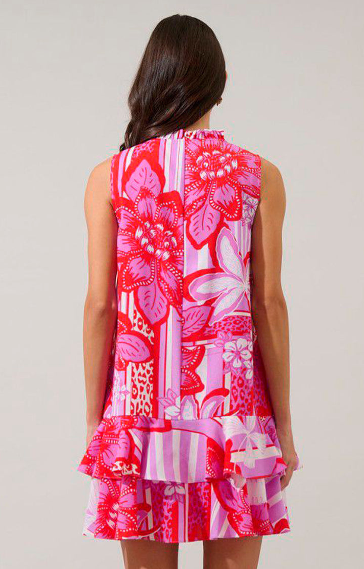 Vestido fucisa estampado - VESTIDO REGULAR Boutiquemirel 