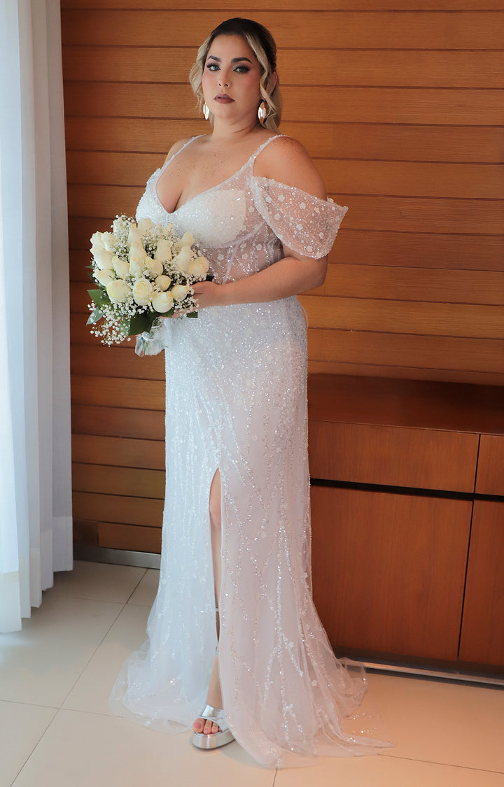 Vestido blanco bride - VESTIDO XL Boutiquemirel 
