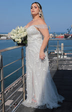Vestido blanco de gala - VESTIDO XL Boutiquemirel 