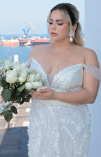 Vestido blanco de gala - VESTIDO XL Boutiquemirel 
