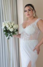 Vestido blanco bride - VESTIDO XL Boutiquemirel 