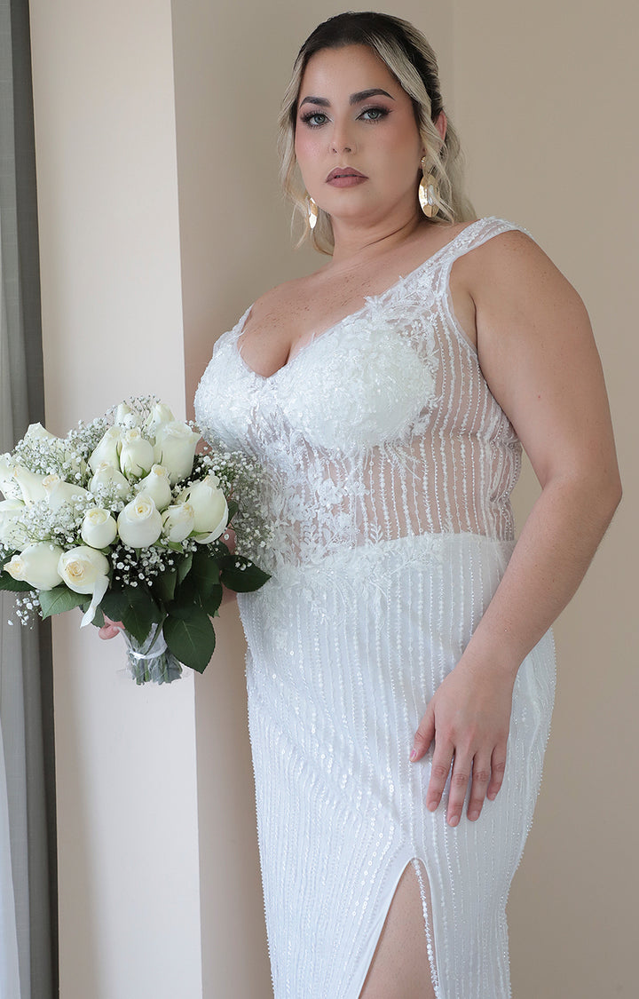 Vestido blanco bride - VESTIDO XL Boutiquemirel 