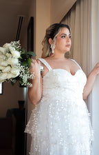 Vestido novia blanco corto - VESTIDO CORTO REGULAR Boutiquemirel 
