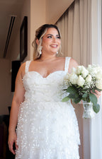 Vestido novia blanco corto - VESTIDO CORTO REGULAR Boutiquemirel 