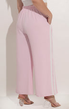Pantalon rosa con rayas - PANTALON Boutiquemirel 