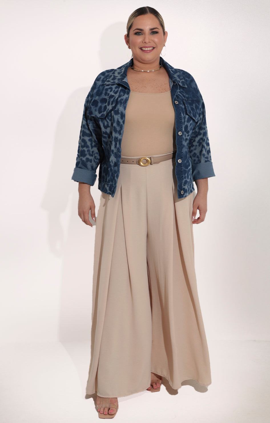 Chamarra denim estampada - CHAMARRA Boutiquemirel 