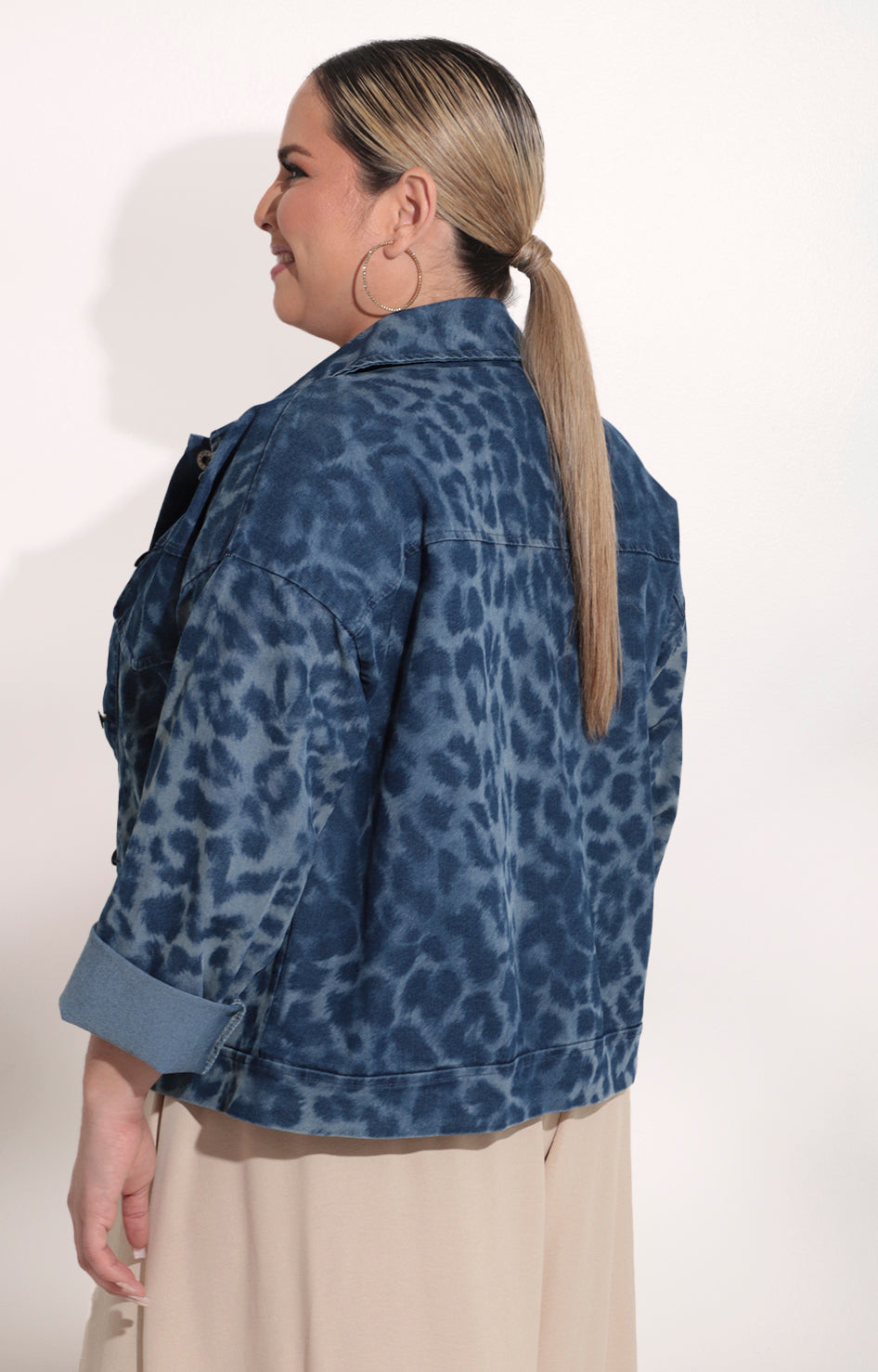 Chamarra denim estampada - CHAMARRA Boutiquemirel 