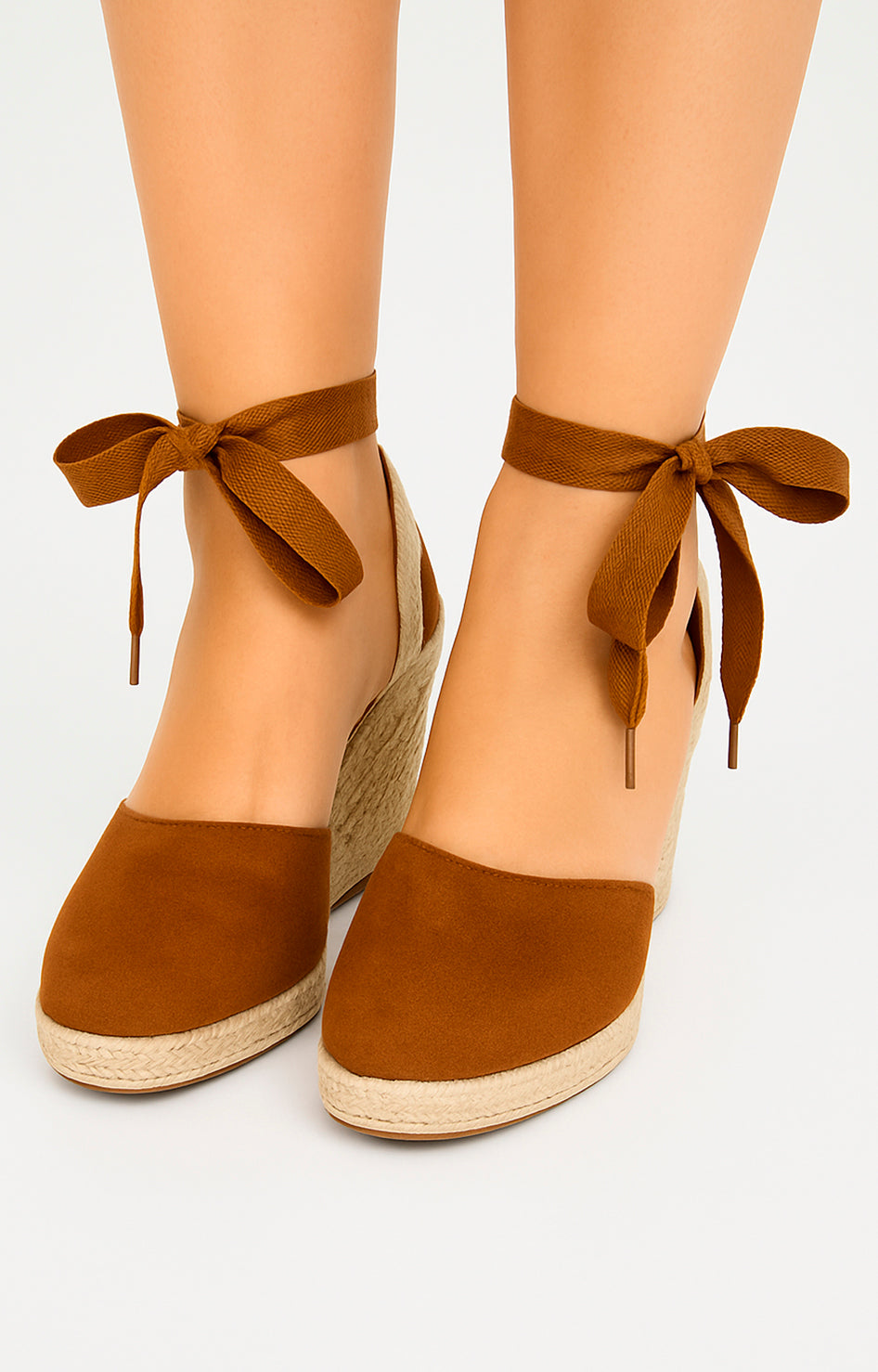 Alpargatas cafe forradas con fibra natural - PLATAFORMAS Boutiquemirel 