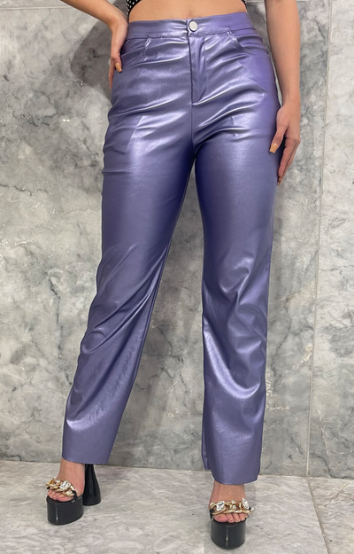 Pantalón lila metálico - Boutiquemirel
