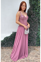 Vestido rosa de lentejuela - Boutiquemirel