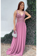 Vestido rosa de lentejuela - Boutiquemirel
